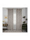 SpitiBazaar Perdea Cu Capse Maro 260x275 Cm