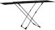 Uscător de haine cu roți metalice telescopic pliabil 190 X 95 X 56 cm negru