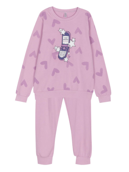 Dreams by Joyce Pijamale Copii Iarna Lila Flip ...