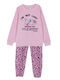 Dreams by Joyce Pijama Copii Iarna Din Bumbac Lila Unicorn