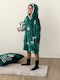 Palamaiki Παιδική Ρόμπα Χειμωνιάτικη Fleece Green Cositos Panathinaikos