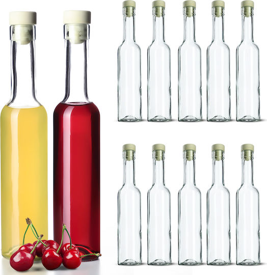 Kadax 12x 250ml Flaschen Liköre Korken Fi17