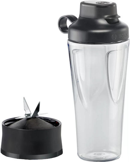 Bosch To-Go-Flasche + Messer kompatibel mit Bosch Vitapower Blender Serie 4 Serie 2