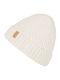 Beanie Γυναικείος Σκούφος Πλεκτός σε Λευκό χρώμα