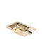 Metallic Cigar Ashtray Brown