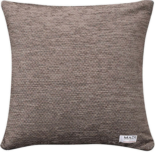 Madi Decorative Pillow Case Akonik Brown 45x45cm