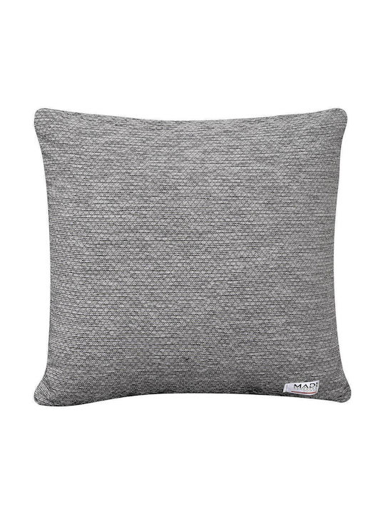 Madi Διακοσμητική Μαξιλαροθήκη Akonik Grey 45x4...