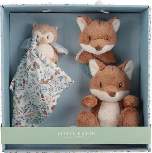 Little Dutch Baby Gift Set Cuddles Forest Friends 3pcs