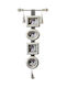 Multi-Photo Frame 4 Slots Antique Silver 28x4x65cm Inart 3-30-325-0047