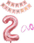 Balloon Foil Number Pink