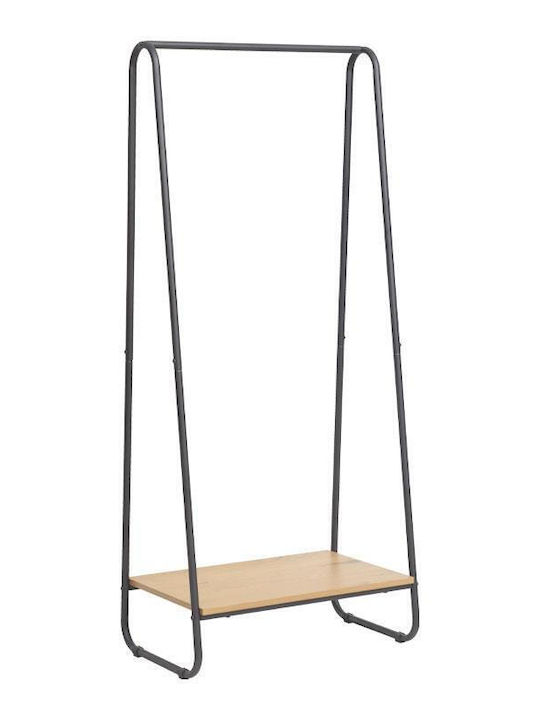 Fylliana Гардеробна стойка Черен 60x40x150см
