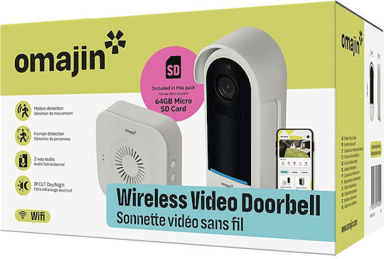 Smart Wireless Video Doorbell Tuya Omajin By Netatmo