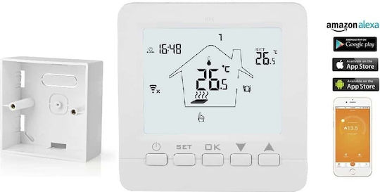 Hysen Smart Digital Thermostat with Wi-Fi HY02-B05 WH+