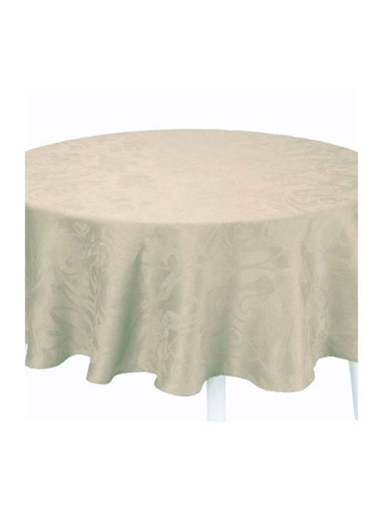 Le Jacquard Francais Rotunde Leinen Wheat 240x240cm