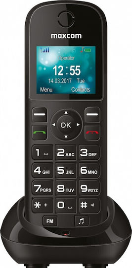 MaxCom MM35D SE Single SIM Κινητό με Μεγάλα Κουμπιά Μαύρο