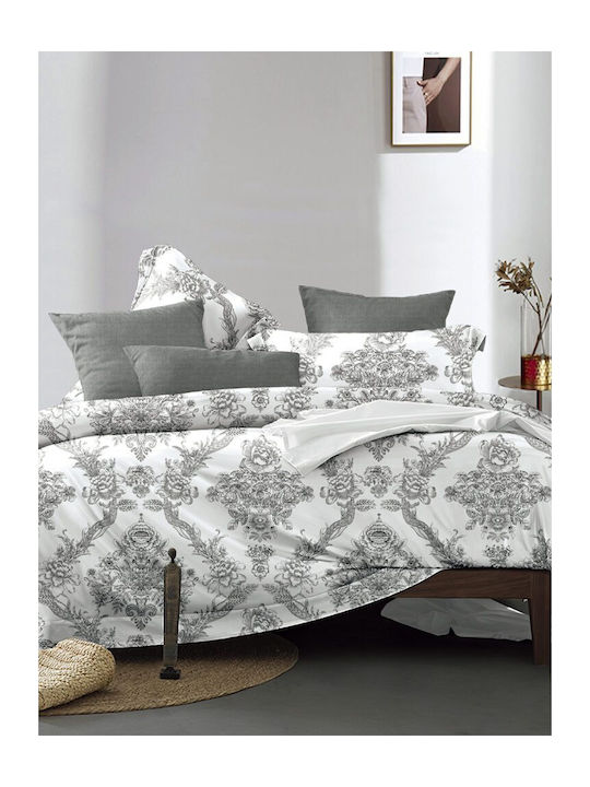 Palamaiki Πάπλωμα Υπέρδιπλο με Γέμιση Microfiber 230x250εκ. Zen109 Πολύχρωμο 350 GSM