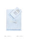 Nima Set of baby towels 2pcs Blue