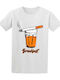 Gildan T-shirt Λευκό Βαμβακερό Breakfast