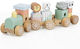 Eli Neli Montessori Zoo Wooden Train Blocks
