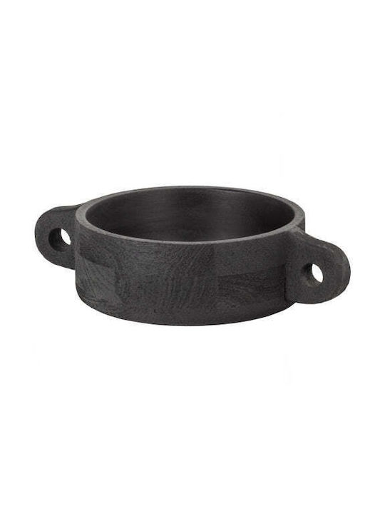 Hari Decorative Bowl Black 37x24cm