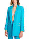 Forel Damen Blazer Cyan