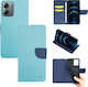 Sonique Trend Wallet Case for Motorola Moto G14 4G Moto G54 5G Dark Sky Blue