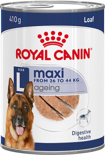 Royal Canin Maxi Wet Food for Senior Dogs in Cans Diet with Meat and Poultry 410gr