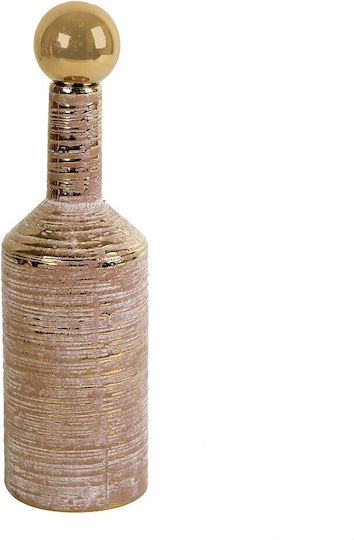 Ceramic Bottles Copper/White 38.5cm