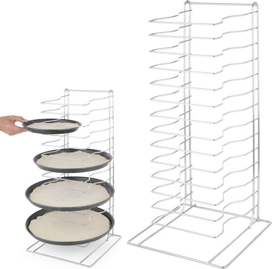 Pizza Mesh Tray Holder Stand 14 Slots Hendi 810361