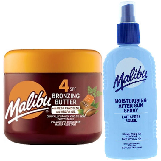 Malibu Слънцезащитно Масло за Тяло SPF4 в Спрей 300мл