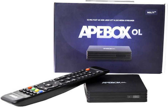 Apebox ТВ кутия OL 4K UHD с WiFi USB 2.0 1GB RAM и 8GB Памет за съхранение с Операционна система Linux