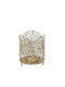 Zaros Tabletop Metallic Lantern Gold 15.5x15.5x19cm