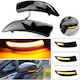Carro Φλας Καθρέπτη Ford Fiesta 09-17 B-max 12-17 Dynamic Led Canbus Μαύρο Φιμέ 2 Τεμάχια Ca-011983