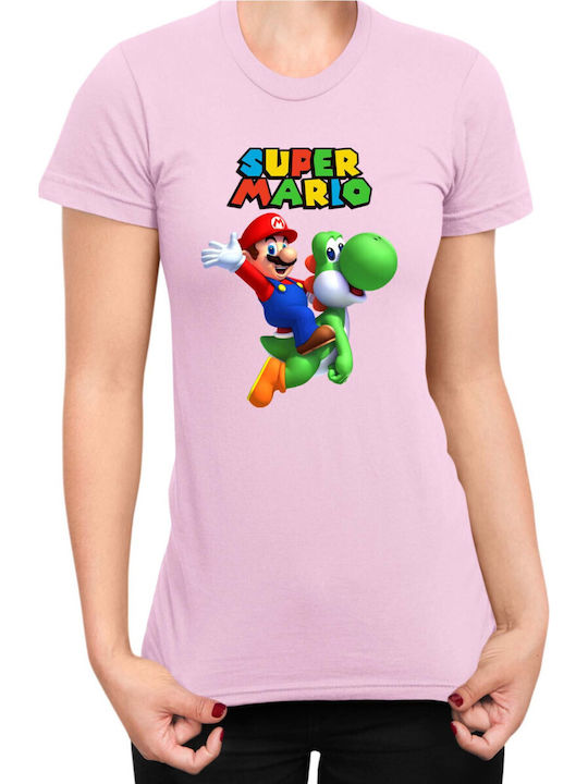 Damen Super Mario Nintendo Mario Yoshi 2 Hellro...