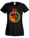 Damen Spider-Man T-Shirt Doctor Strange Spiderman 008 Schwarz