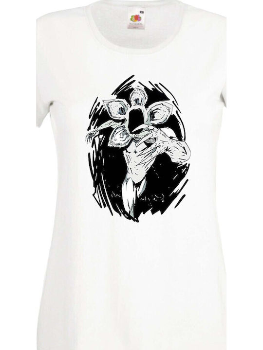 Damen T-Shirt Stranger Things Netflix Elf Demog...