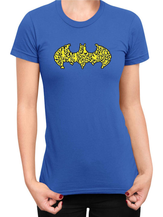 Women's Printed Blouse Tralala Batman Blue