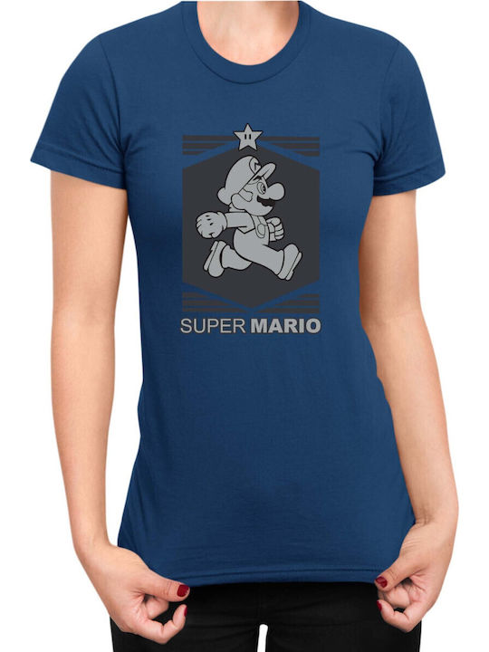 Women's T-shirt Super Mario Nintendo Super Mario Bros 2 Navy