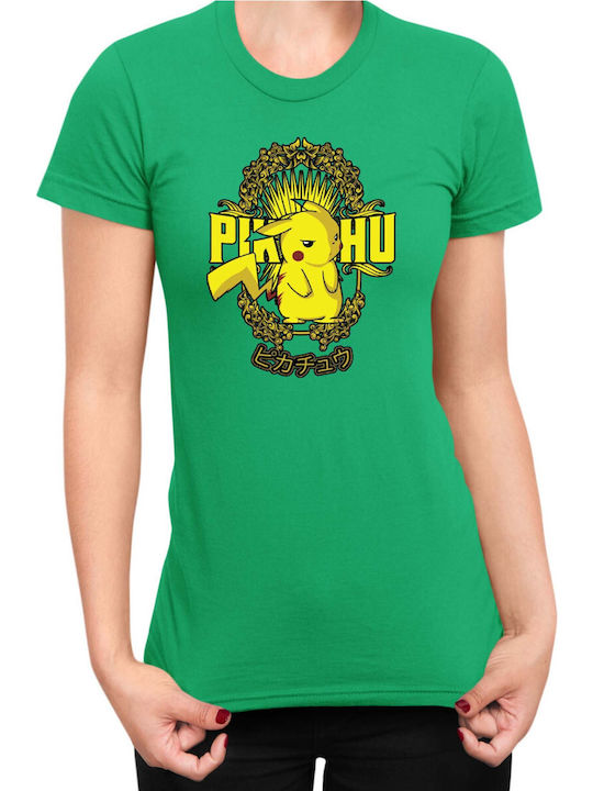 Women's T-shirt Japan Anime Manga Pokemon Pikac...