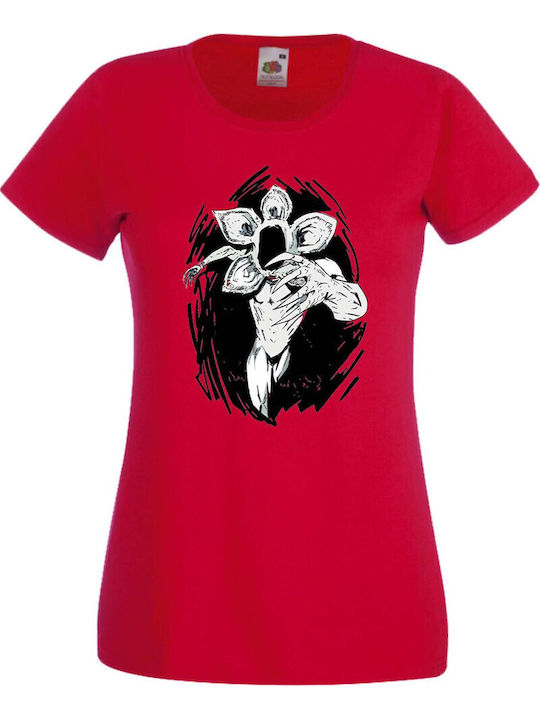 Damen T-Shirt Stranger Things Netflix Elf Demog...