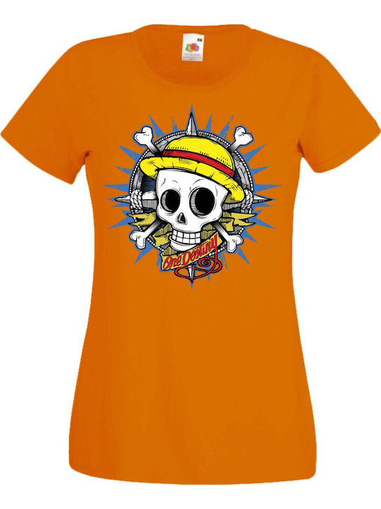 Women's T-shirt Manga Anime Tralala Anime Manga One Piece Monkey D Fluffy Roronoa Zoro Straw Hat Pirates One Piece 08 Japan Animation Orange Women's T-shirt Manga Anime Tralala Anime Manga One Piece Monkey D Fluffy Roronoa Zoro Straw Hat Pirates One Piece 08 Japan Animation Orange