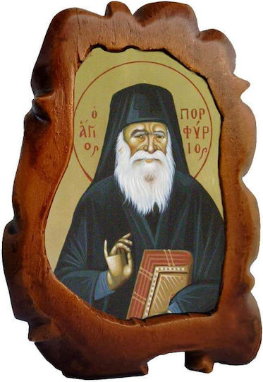 Polyart Εικόνα Άγιος Πορφύριος Κεραμική 12x9εκ.