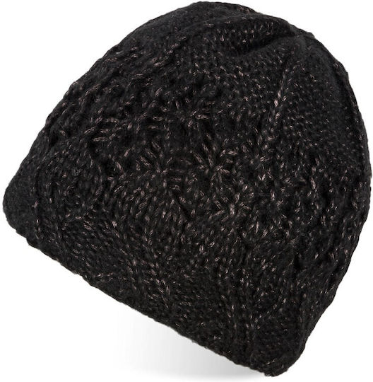 Beanie Frauen Beanie Gestrickt in Schwarz Farbe