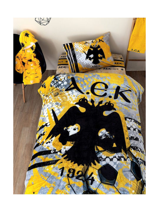 Palamaiki Blanket Fleece Yellow 160x220cm