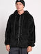 Sweatshirt Fleece with Hood Black
