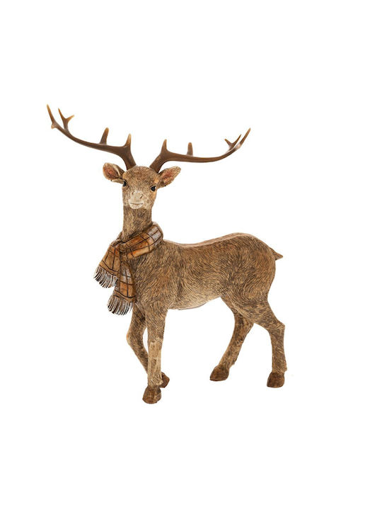 Iliadis Christmas Plastic Figure Deer Brown Height 21cm