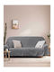 Madi Rays Ριχτάρι Πολυθρόνας Γούνινο 180x180εκ. Grey 21509-00
