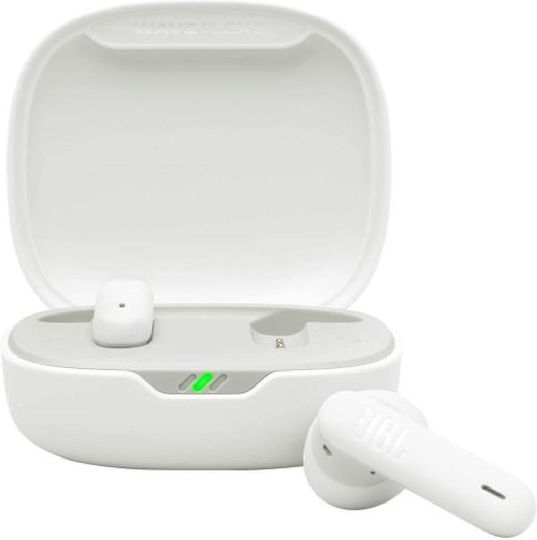 JBL Wave Flex 2 Earbud Bluetooth Handsfree Ακουστικά με Αντοχή στον Ιδρώτα και Θήκη Φόρτισης Λευκά