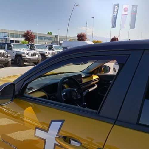 Farad Σετ Ανεμοθραύστες Αυτοκινήτου Μπροστινοί για Fiat 600 Jeep Avenger 5D 2023 2τμχ