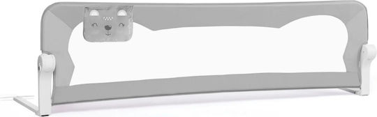 Nukido Bară de protecție pentru pat din Metal în Culoare Gri 150x35x43εκ. 1buc